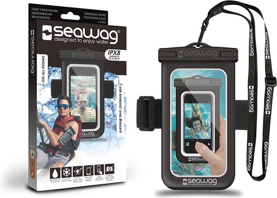 Waterproof Case For Smartphone With Armband + Earphone Output