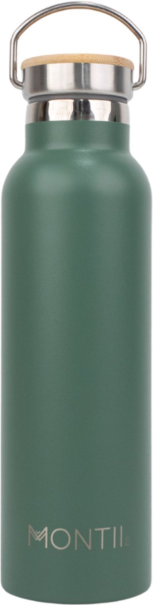 MontiiCo Original thermosfles - dubbelwandig RVS - 600ml - Sage groen