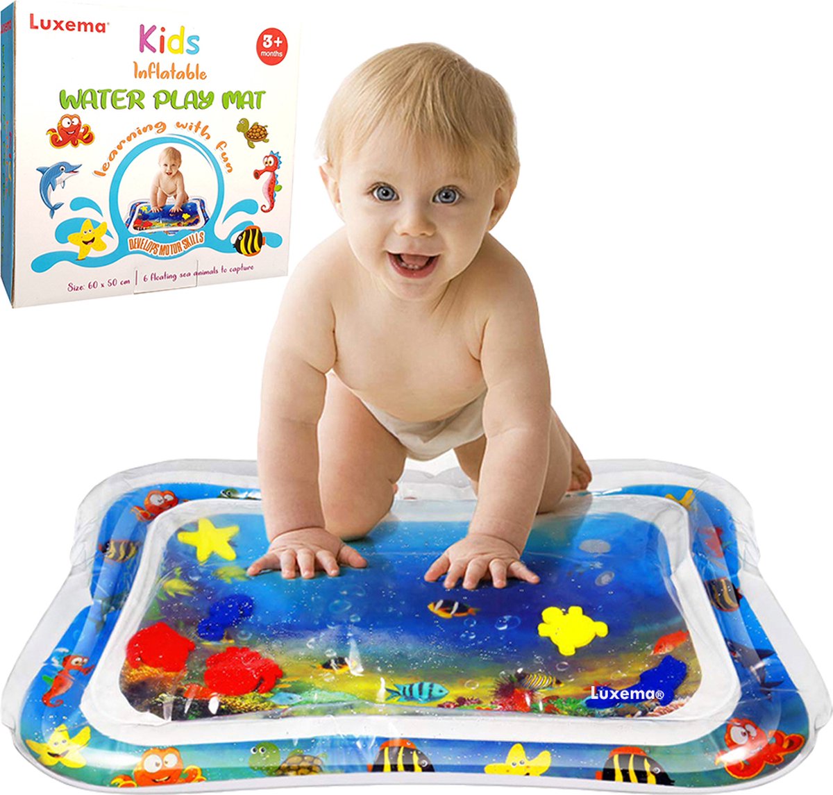 Luxema Waterspeelmat - Baby Speelgoed - Speelmat - Babygym - Baby Speelgoed  0 jaar -... | bol