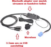 Seat Alhambra Arosa Cordoba Ibiza Leon Toledo Bluetooth Carkit en Music Muziek USB en AUX Audio Streaming AD2P kabel adapter