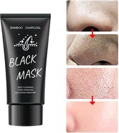 1 + 1 tubes Peel Off Black mask met Charcoal Bamboo - Deep cleansing - Blackhead remover - Poriën verkleinen Black mask - Charcoal Bamboo