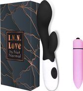 I.N.N. Love Tarzan vibrator - Vibrators voor vrouwen - Bullet vibrator - Erotiek - Vibrator voor koppels - Seks - Clitoris en G spot stimulator - Zwart