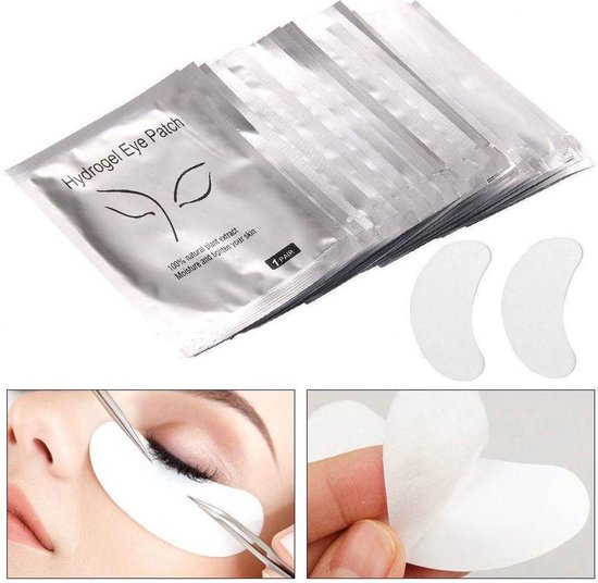 50 Paar Gelpads Für Wimpernverlängerungen – Fusselfrei, Hautfreundlich, Unter Die Augen