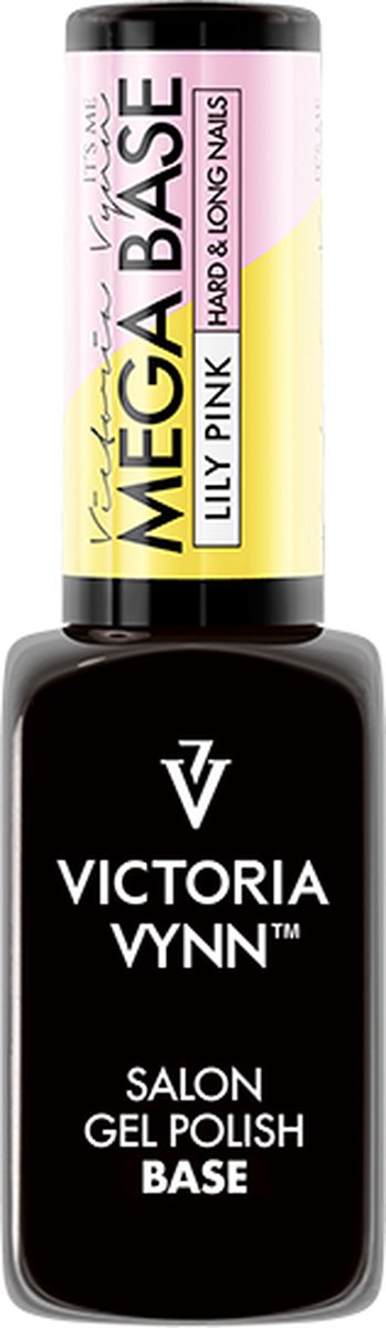 Rubber Mega Base Lily Pink 8 ml - rubberbase roze - gellak - gelpolish - gel - lak - polish - gelnagels - nagels - manicure - nagelverzorging – callance