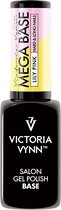 VICTORIA VYNN MEGA Base | Lily Pink | glanzende topcoat - hoogglans - gellak - gelpolish - gel - buildergel - glittertop - lak - gelnagels - nagels - manicure - nagelverzorging - verzorging - megabase -