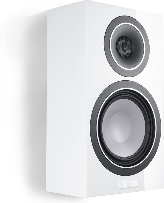 Canton Vento 10 - Passieve Onwall Speakers - Compacte Wandluidsprekers - HiFi - Pianolak Wit (per paar - 2 stuks) van Canton — afbeelding 3
