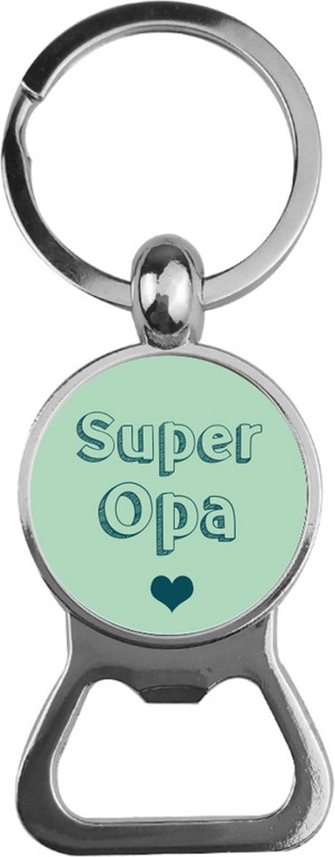 Bieropener Glas -  Super Opa