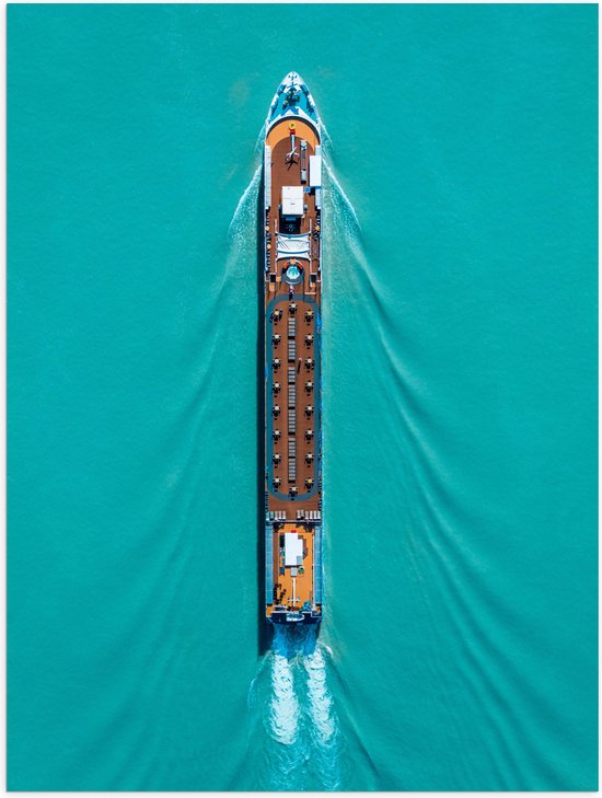 WallClassics - Poster Glossy - Vue de dessus d' un Groot cargo - Photo 30x40 cm sur papier poster avec finition brillante