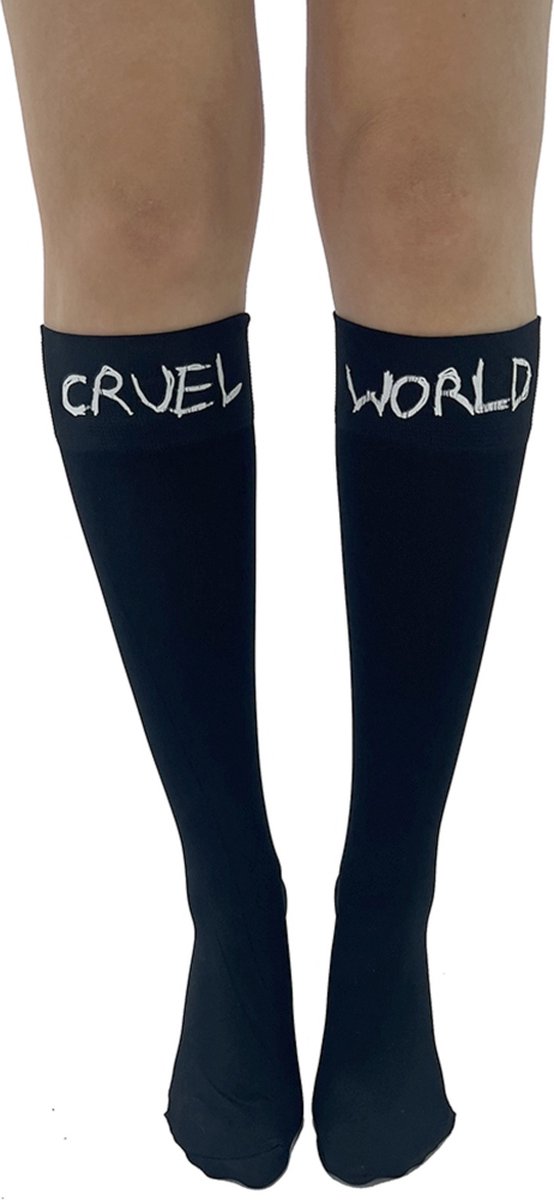 Pamela Mann Kniehoge sokken Cruel World Zwart