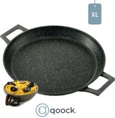 Cheffinger© | XL Paella pan | Ø36cm | Alle warmtebronnen | Marble Coating | Inductie