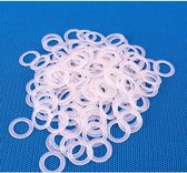 329004 plastic ringen transparant 10 mm - 10 stuks - 10 x ring - gordijnringen - gordijn ringetjes