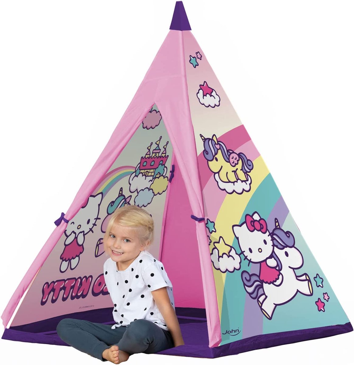 Kinder tipi speeltent bruin - Velvet Green | Verhuur & Styling