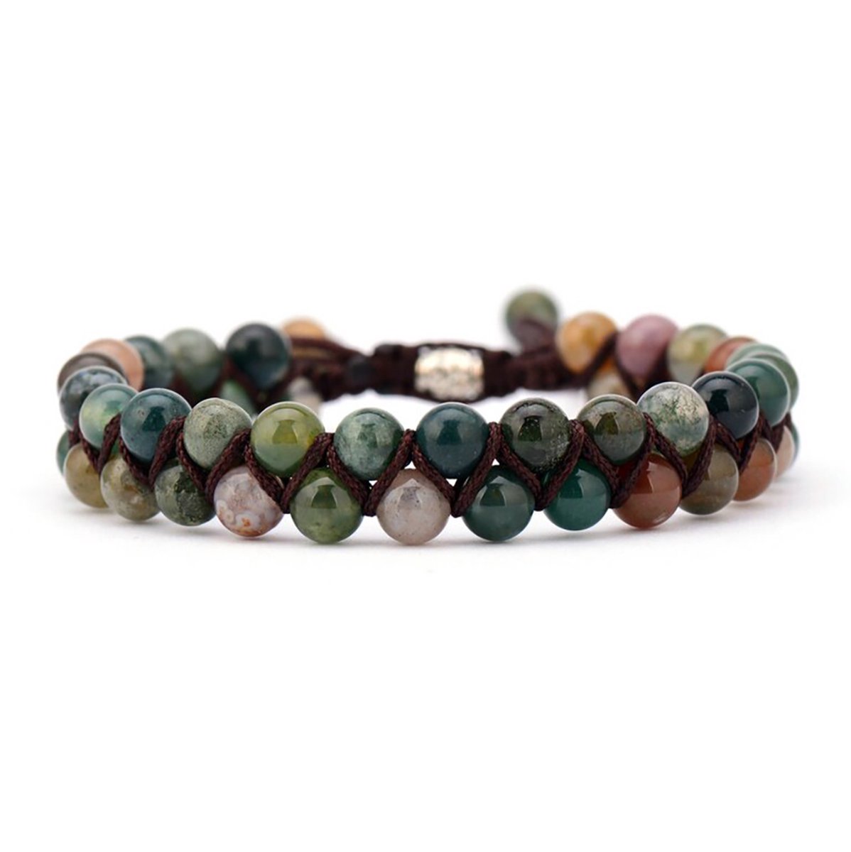 Marama - armband Agaat - verstelbaar - vegan - damesarmband