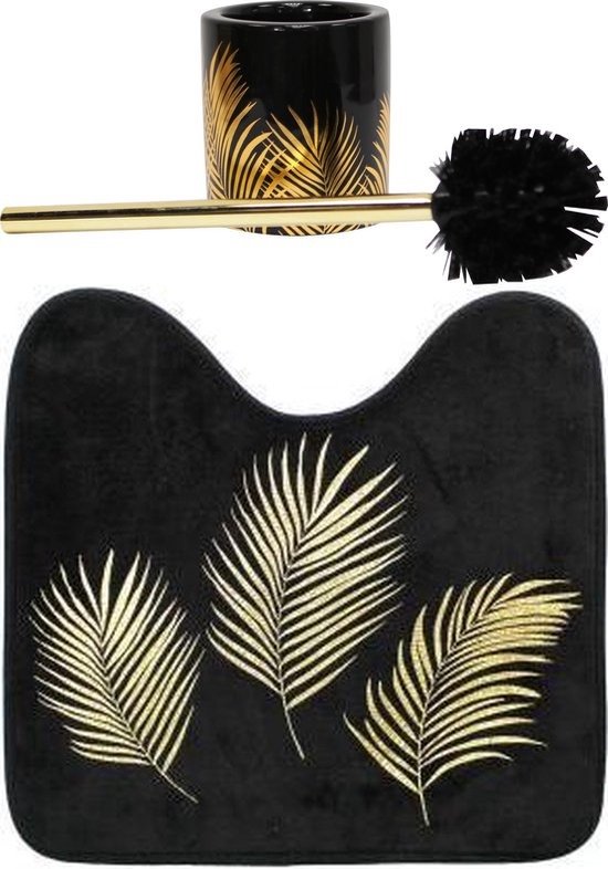 Toiletborstel staand Jolie Core zwart | Online Deurbeslagshop