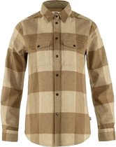 FJALLRAVEN - Canada Shirt - Dames - Blouse - Buckwheat brown/Light beige - Maat M