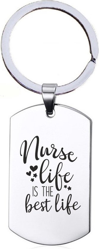 Porte-clés en acier inoxydable - Comme il est doux d'être enseigné par vous