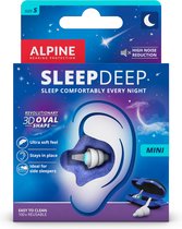 Alpine SleepDeep Mini- Oordoppen voor slapen- comfortabel en hoge demping - Small 27dB