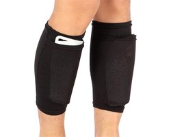 Scheenbeschermer Sokjes - Guard Locker - Scheenbeschermer Houder - Kniebeschermer Kous - Elastisch - 2 Stuks - Maat: L - Voetbal