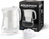 Aquaphor Waterfilterkan 4.2 liter Onyx wit met wisselpatroon Maxfor+