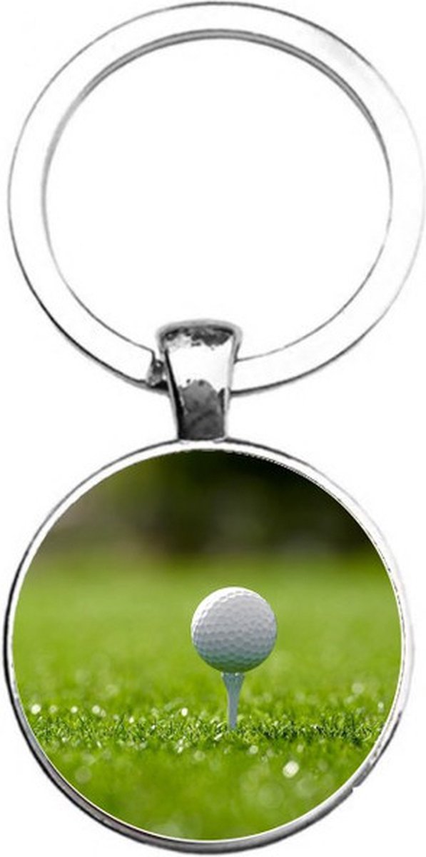Sleutelhanger Glas - Golf