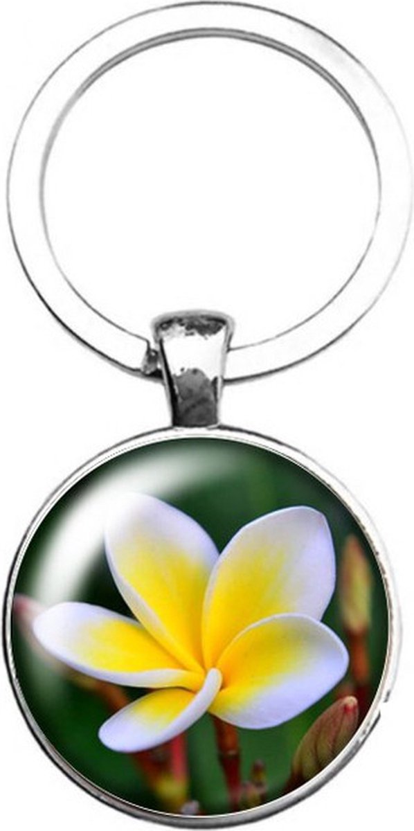 Sleutelhanger Glas - Bloem
