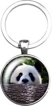 Sleutelhanger Glas - Panda