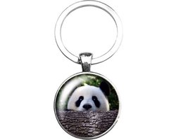 Sleutelhanger Glas - Panda
