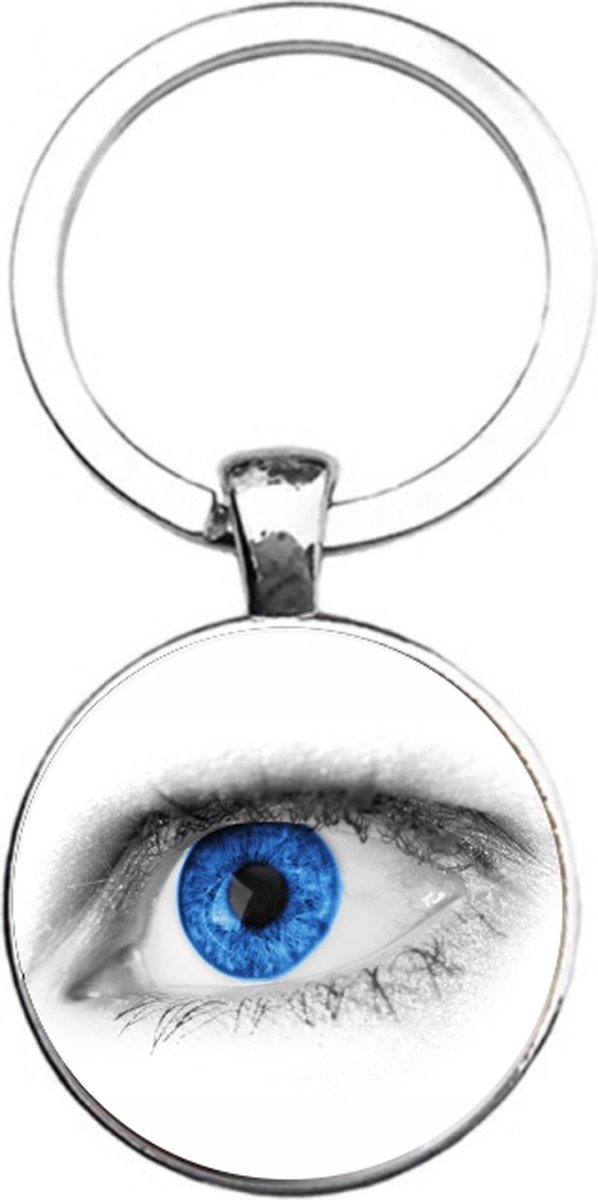 Sleutelhanger Glas - Oog