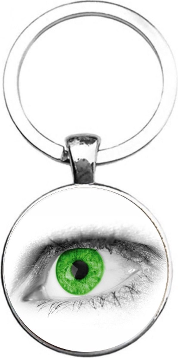 Sleutelhanger Glas - Oog