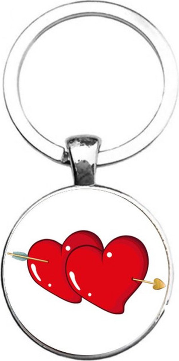 Sleutelhanger Glas - Liefde