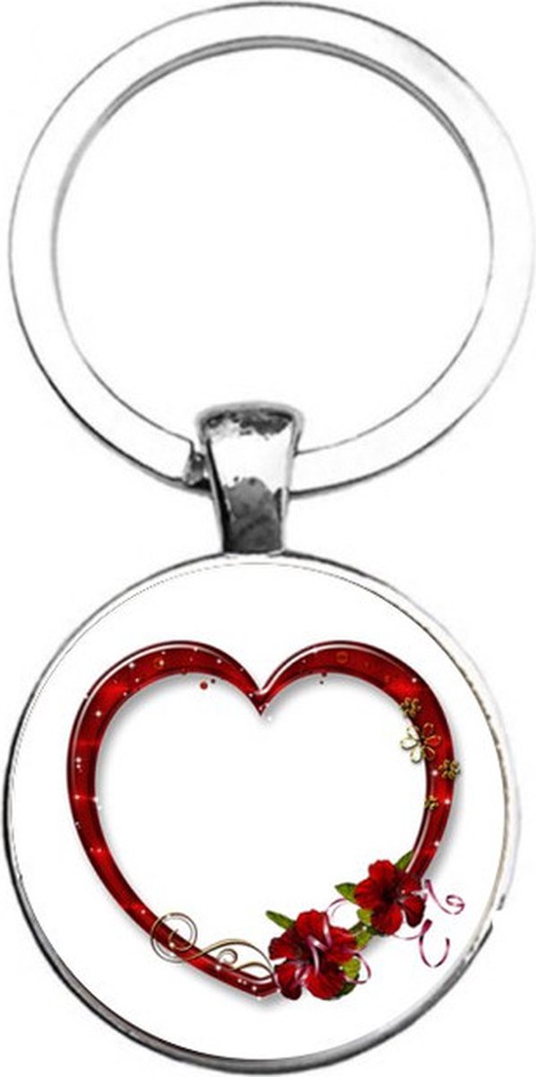 Sleutelhanger Glas - Liefde