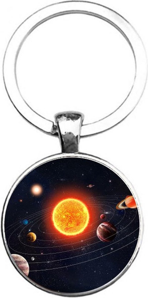 Sleutelhanger Glas - Zon
