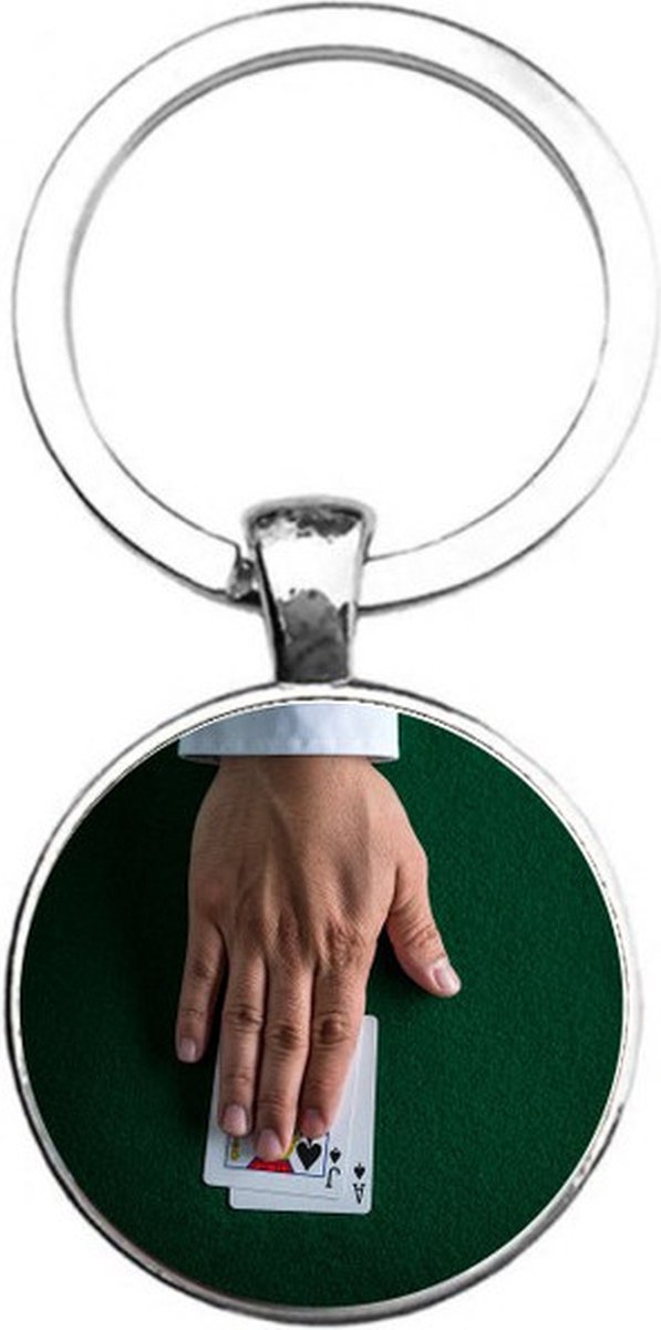 Sleutelhanger Glas - Kaarten