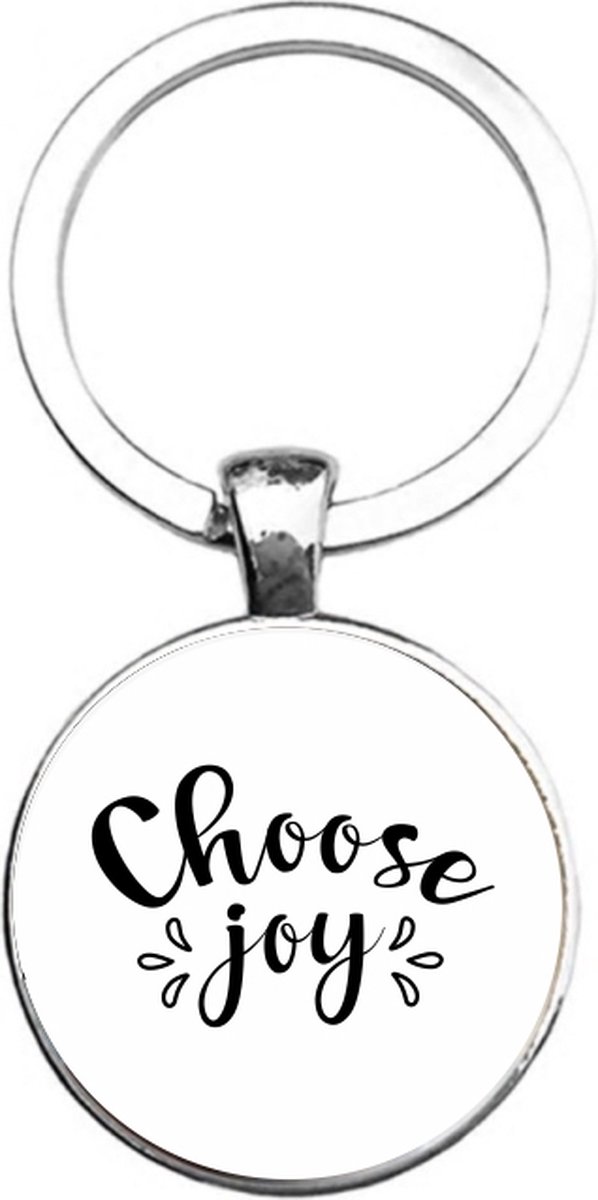 Sleutelhanger Glas - Choose Joy