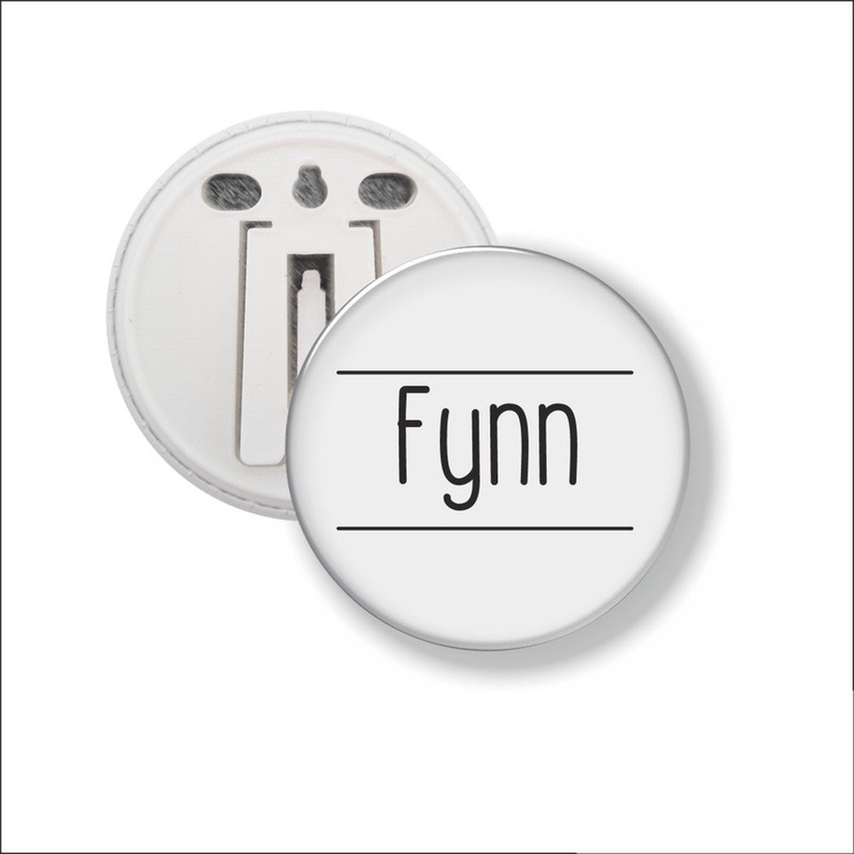 Button Met Clip 58 MM - Fynn