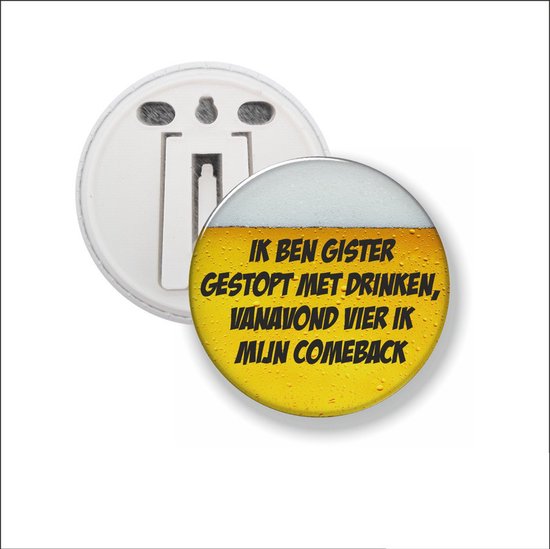 Button Met Clip 58 MM - Ik Ben Slechtziend | bol