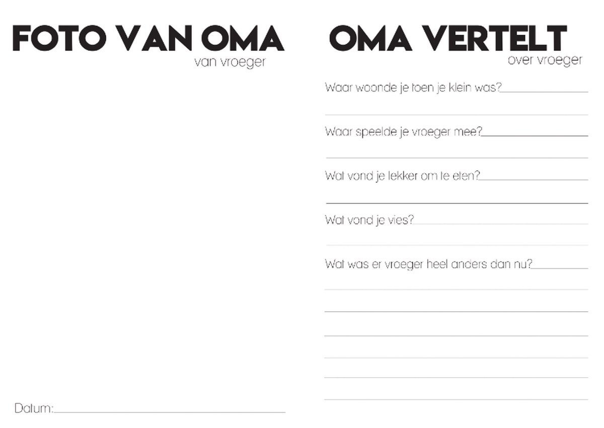 Opa en oma - opa en oma cadeau - opa en oma boek - opa cadeau - oma