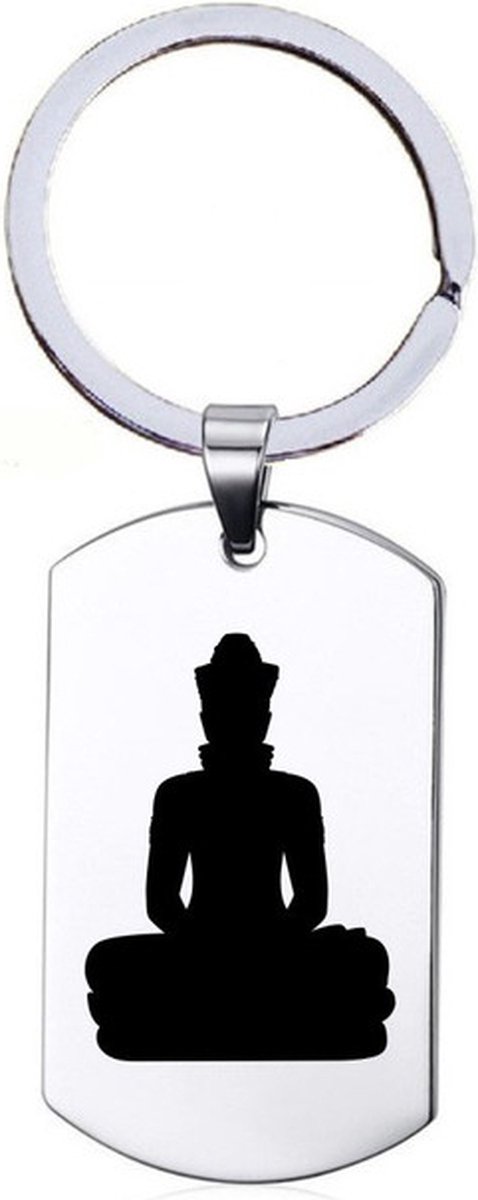 Sleutelhanger RVS - Buddha