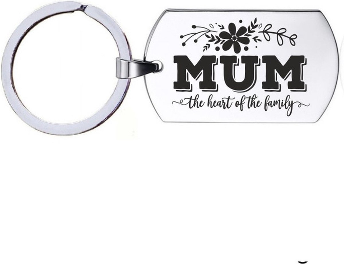 Sleutelhanger RVS - Mum
