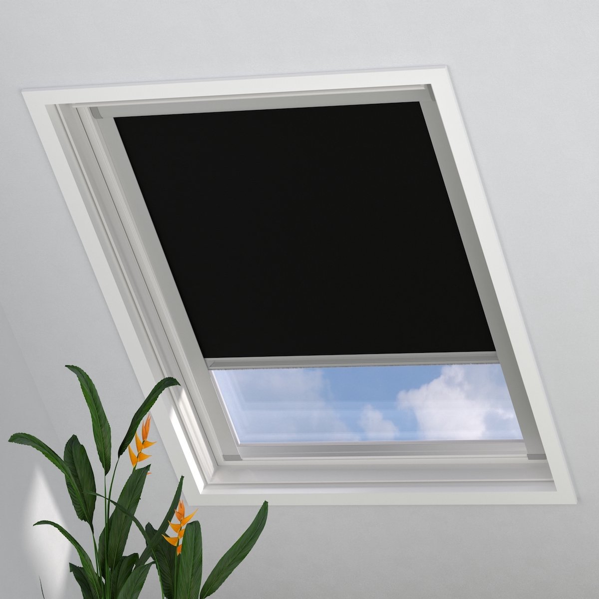 Dakraam Rolgordijn Trend - Verduisterend - Black - voor Velux: UK10