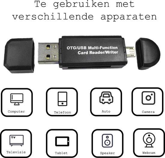 Lecteur de carte Micro SD Lecteur de carte SD USB Lecteur de carte SD USB  USB OTG 4-en-1
