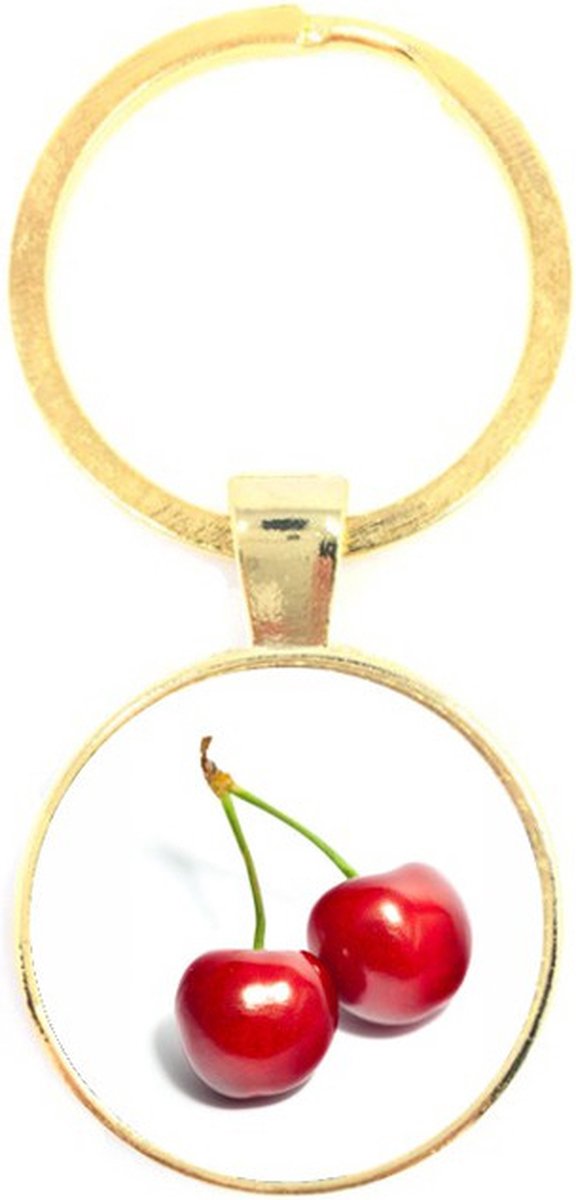 Sleutelhanger Glas - Kersen