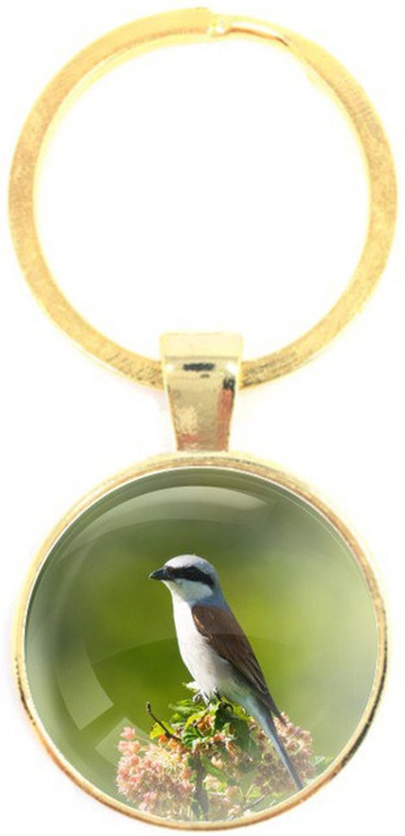 Sleutelhanger Glas - Vogel