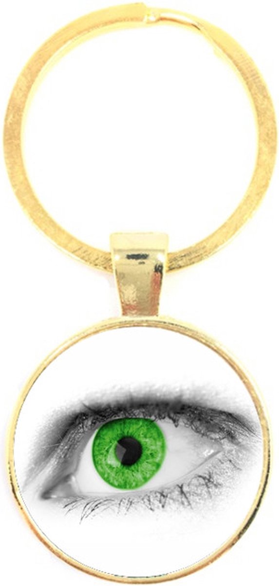 Sleutelhanger Glas - Oog