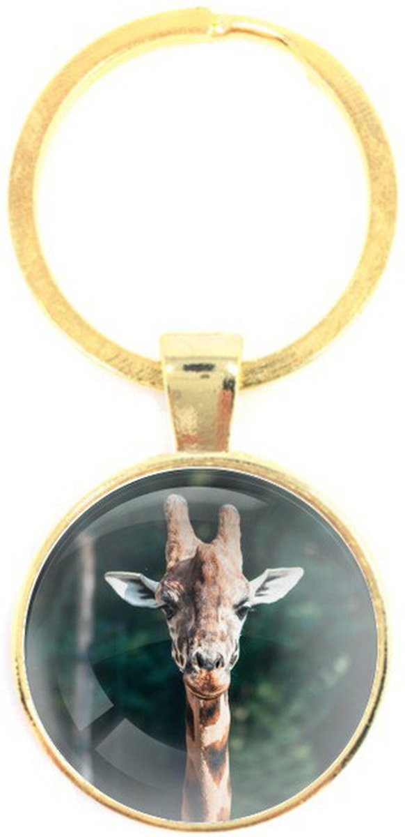 Sleutelhanger Glas - Giraffe