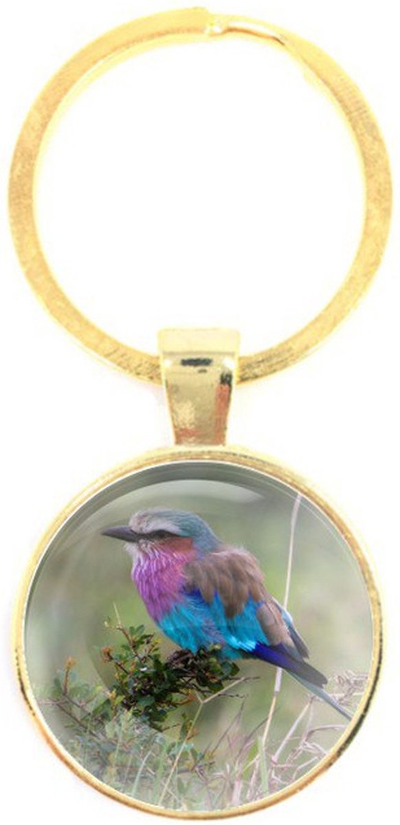 Sleutelhanger Glas - Vogel
