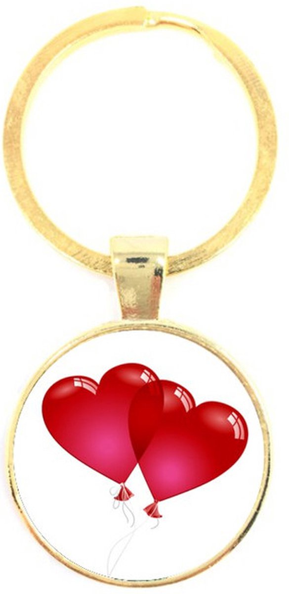 Sleutelhanger Glas - Liefde