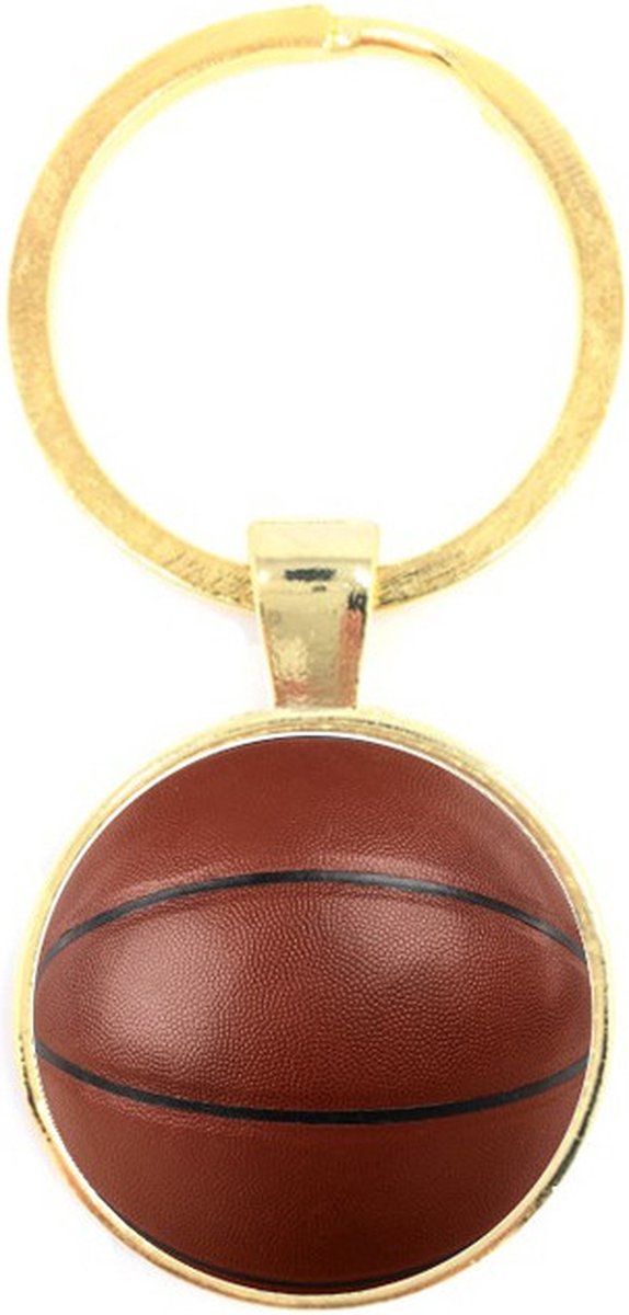 Sleutelhanger Glas - Basketbal