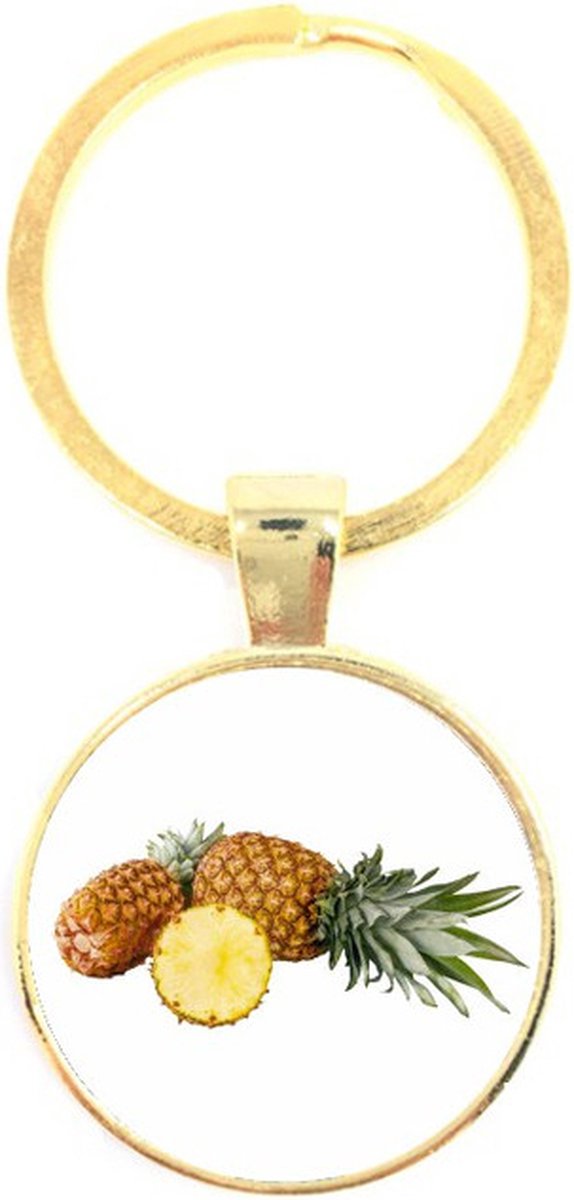 Sleutelhanger Glas - Ananas