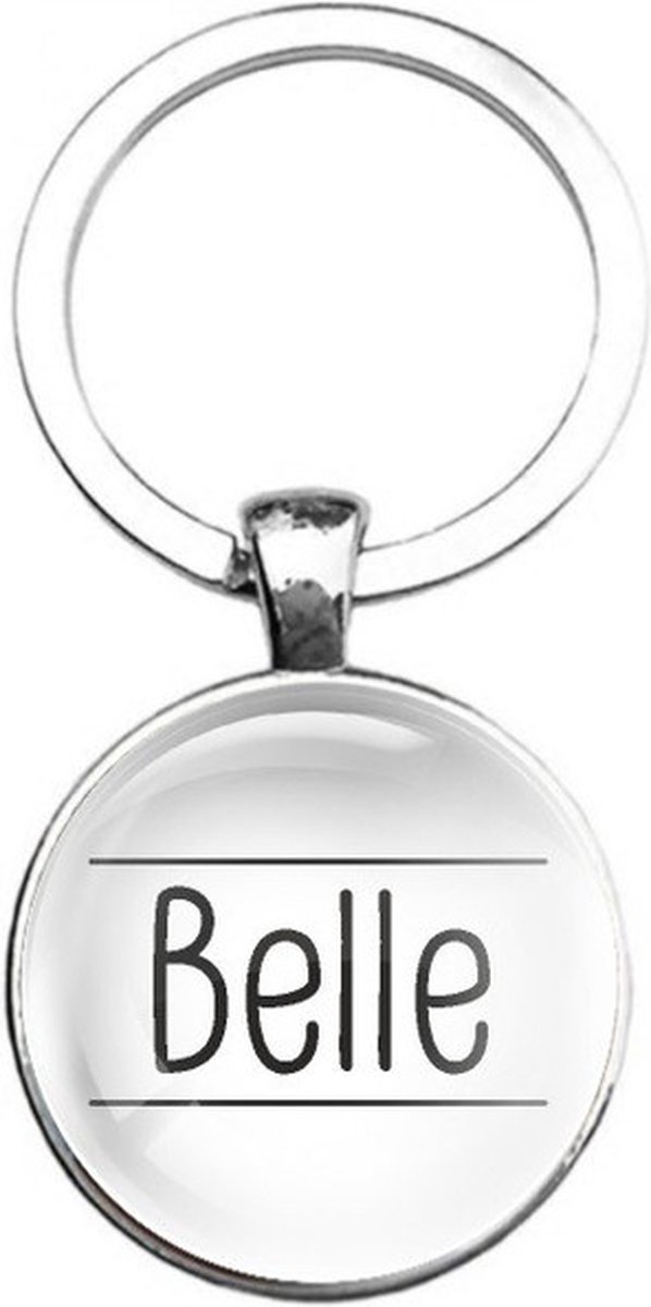 Sleutelhanger Glas - Belle